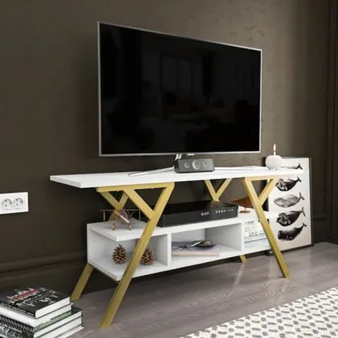 BOXED TOLCHESTER TV STAND FOR TVS UP TO 50"