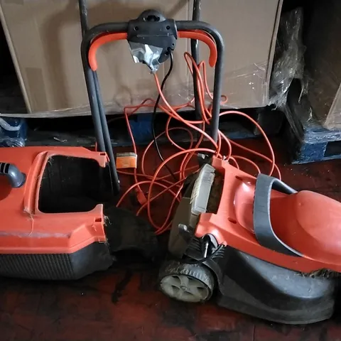 BOXED USED FLYMO ELECTRIC LAWN MOWER CHEVRON 32V