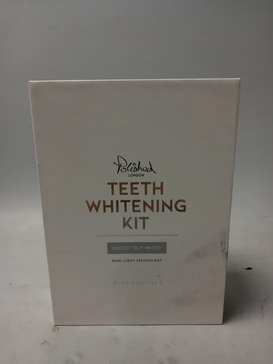 BOXED AND SEALED POLISHED LONODN TEETH WHITENING KIT