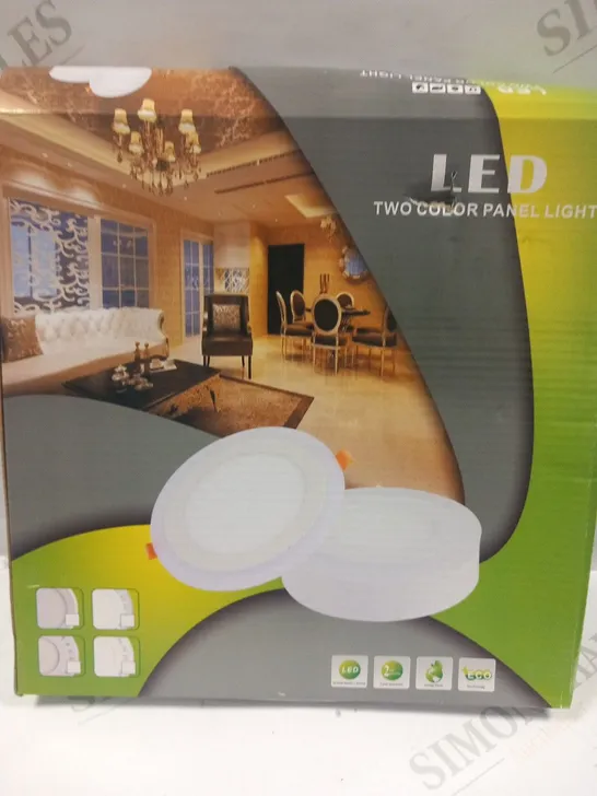 BOXED LED TWO COLOR PANEL LIGHT