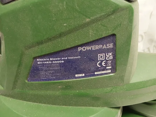 POWERBASE 3000W ELECTRIC GARDEN BLOWER VACUUM (1 ITEM)