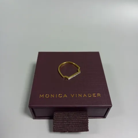 BOXED MONICA VINADER SIGNATURE THIN RING