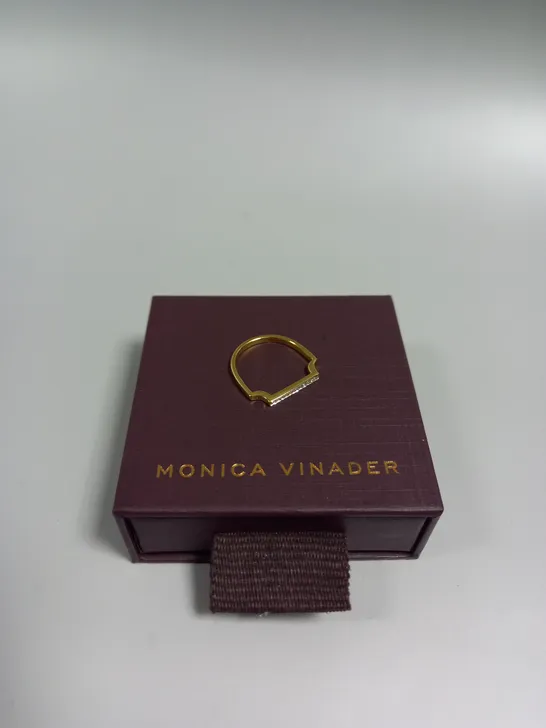 BOXED MONICA VINADER SIGNATURE THIN RING