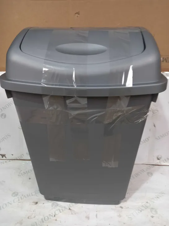 RUBBISH BIN IN GREY