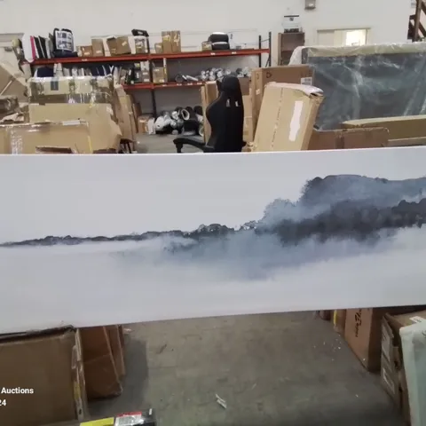 WATERCOLOUR LANDSCAPE PANORAMIC CANVAS