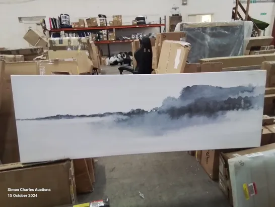 WATERCOLOUR LANDSCAPE PANORAMIC CANVAS