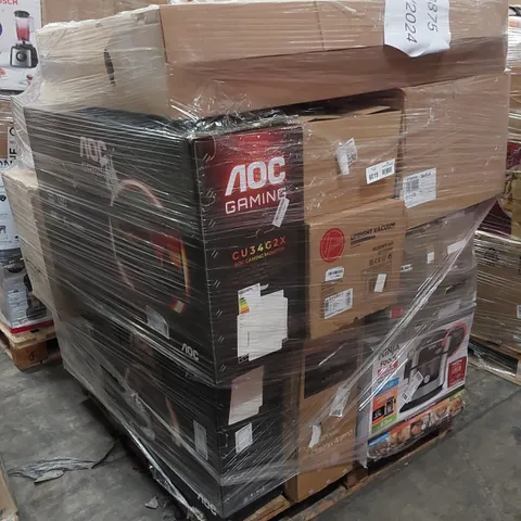 PALLET OF APPROXIMATELY 20 UNPROCESSED RAW RETURN HOUSEHOLD AND ELECTRICAL GOODS TO INCLUDE;