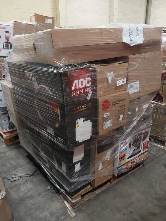 PALLET OF APPROXIMATELY 20 UNPROCESSED RAW RETURN HOUSEHOLD AND ELECTRICAL GOODS TO INCLUDE;