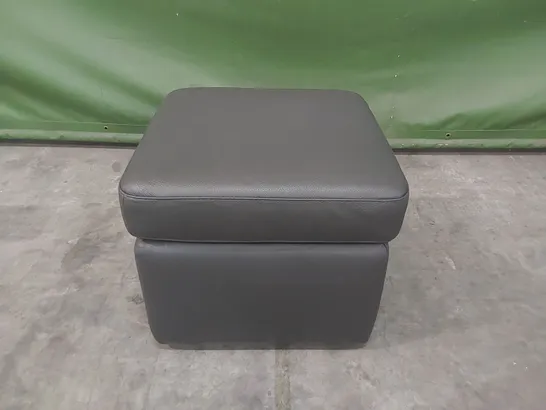 QUALITY DESIGNER ITALIAN MADE JOLLY FOOTSTOOL 55cm X 55cm - ANTHRACITE GREY