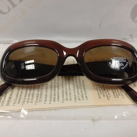 BOX OF APPROX 10 PAIRS OF STING BROWN 6140 SUNGLASSES 