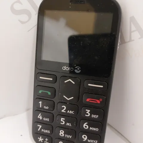 DORO 1380 MOBILE PHONE - BLACK/WHITE