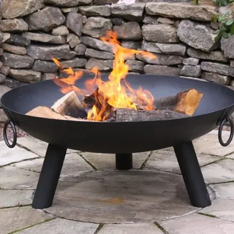 BOXED DAKOTA STEEL OUTDOOR FIRE PIT