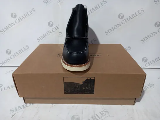 BOXED PAIR OF RED WING SHOES IN BLACK UK SIZE 3.5