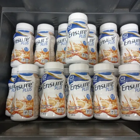 APPROXIMATELY 18 ENSURE PLUS FOOD SUPPLEMENT DRINKS CHOCOLATE FLAVOUR 200ML