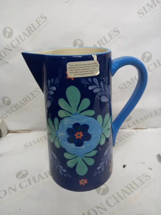 MAXWELL & WILLIAMS MAJOLICA 2.4 LITRE PITCHER