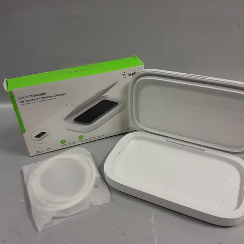 BOXED BELKIN BOOST CHARGE UV SANITIZER & WIRELESS CHARGER 