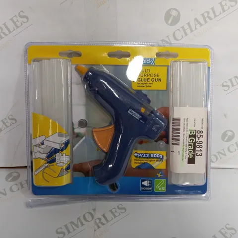 RAPID EG111 MULTI PURPOSE GLUE GUN & 500G 12MM GLUE STICKS