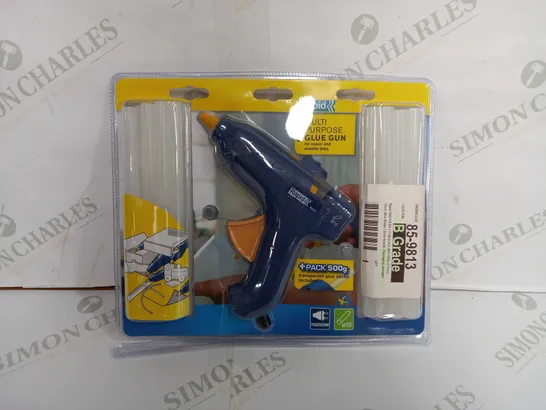 RAPID EG111 MULTI PURPOSE GLUE GUN & 500G 12MM GLUE STICKS