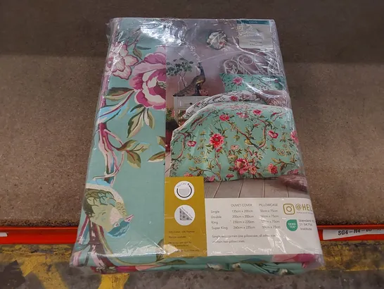 BAGGED FLORAL DUVET COVER WITH 2 PILLOWCASE - KING SIZE (1 ITEM)