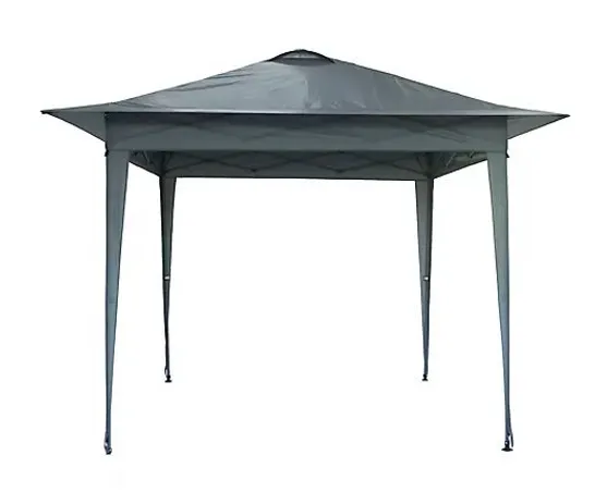 GREEN LOUNGE POP UP FOLDING GAZEBO WITH WHEELED CARRY BAG GRAPHITE