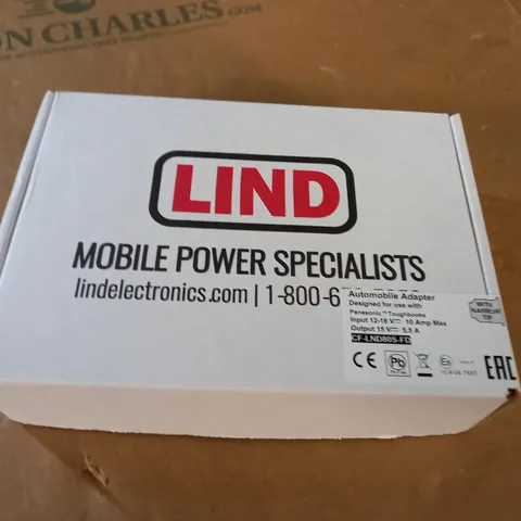 SEALED LIND AUTOMOBILE ADAPTER FOR USE WITH PANASONIC TOUGH BOOKS