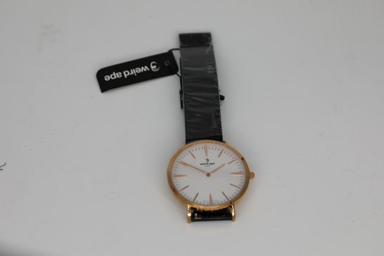 BRAND NEW BOXED WEIRD APE WHITE ROSE AND BLACK WRIST WATCH RRP £89