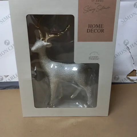 LOT OF 2 BRAND NEW STACEY SOLOMAN REINDEER HOME DECORATIONS