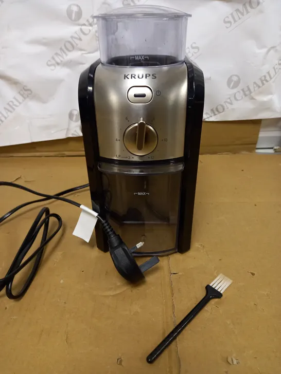 KRUPS EXPERT BURR GRINDER FOR COFFEE BEANS