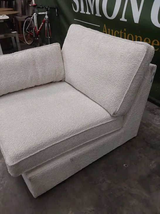 FABRIC UPHOLSTERED SOFA PIECE WITH CUSHIONS 