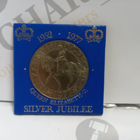 1952-1977 QUEEN ELIZABETH II SILVER JUBILEE COLLECTABLE COIN