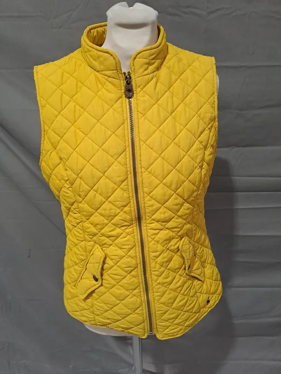 JOULES YELLOW GILET - UK 12