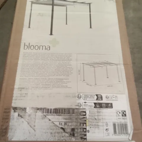 BOXED MOSES BLOOMA 4M X 3M SLIDING GAZEBO 