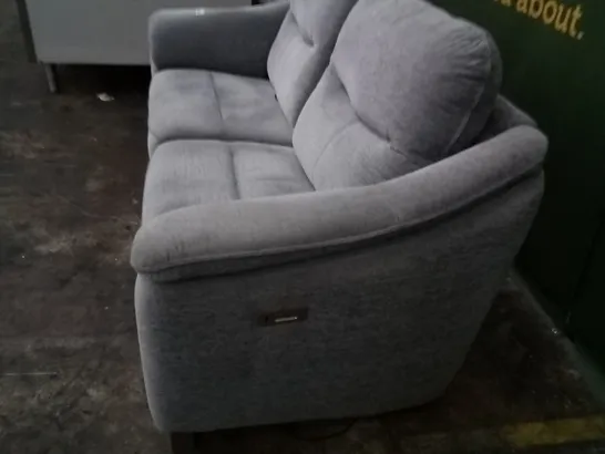 DESIGNER G PLAN MADE JACKSON HERON MIST ELECTRIC RECLINING TWO SEATER SOFA