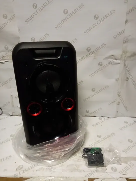 BLUETOOTH PARTY SPEAKER WITH LED LIGHTING - 3.5MM AUX INPUT