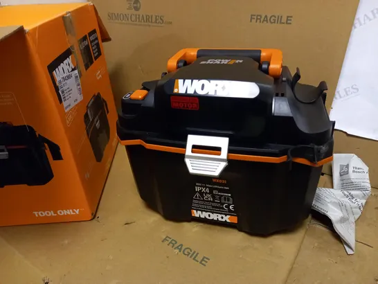 WORX WX031.9 18V (20V MAX) CORDLESS COMPACT WET/DRY VACUUM CLEANER