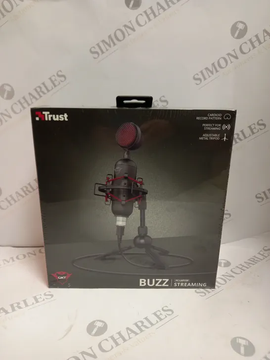 BOXED SEALED TRUST BUZZ STREAMING MICROPHONE 