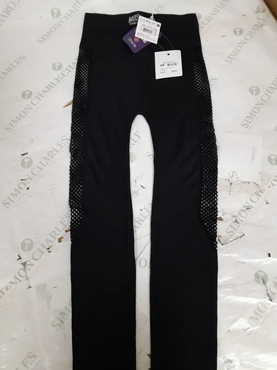 MOSCHINO BLACK UNDERWEAR LEGGINGS - SIZE XXS