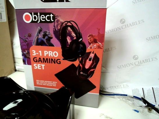 OBJECT 3 IN 1 PRO GAMING SET