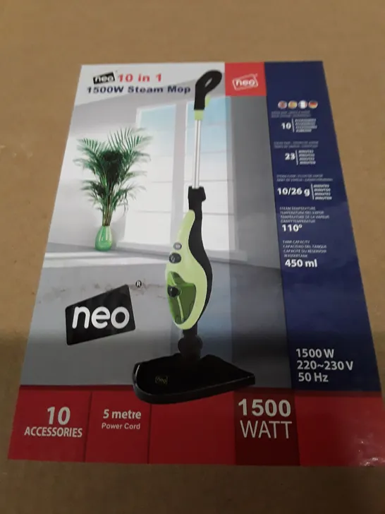 BOXED NEO 10-IN-1 1500W STEAM MOP