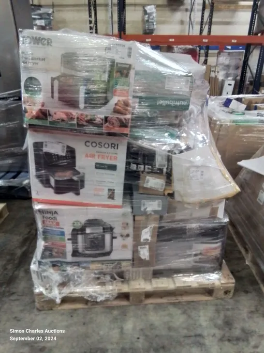 PALLET OF APPROXIMATELY 37 UNPROCESSED RAW RETURN HOUSEHOLD AND ELECTRICAL GOODS TO INCLUDE;