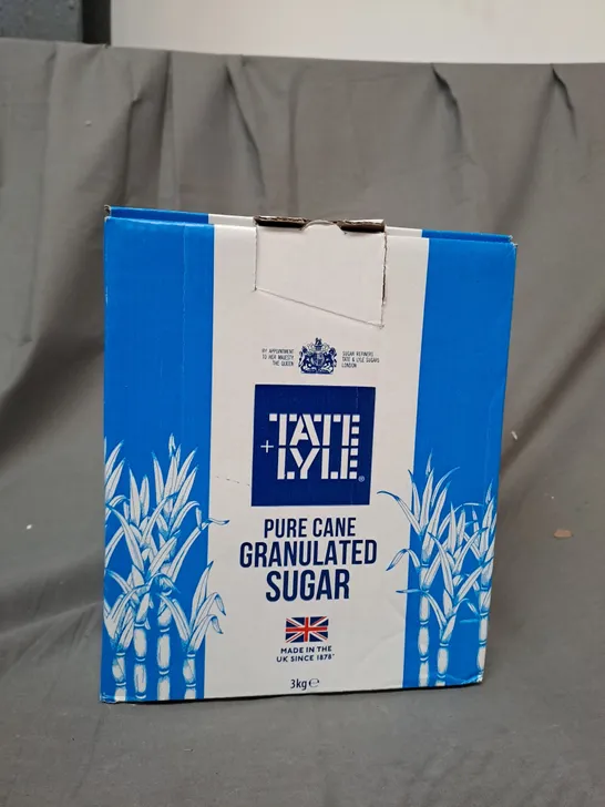 TATE & LYLE PURE CAN GRANULATED SUGAR 3KG