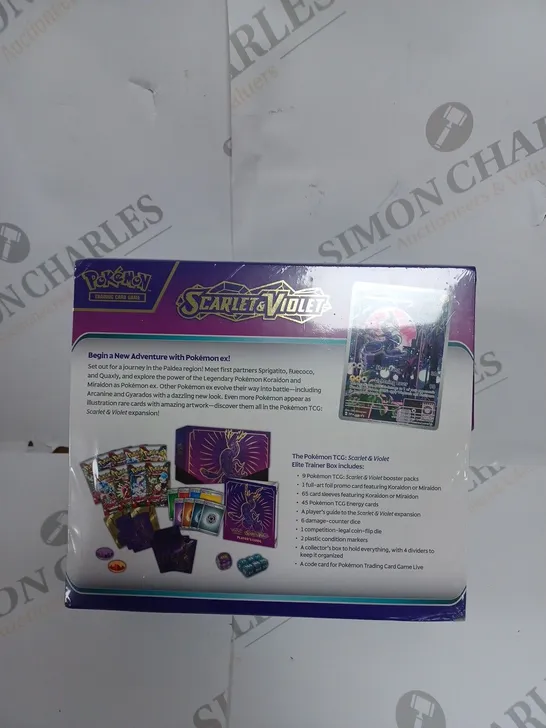 BOXED SEALED POKEMON SCARLET & VIOLET ELITE TRAINER BOX 