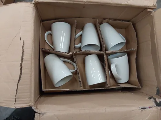 BOXED APPROXIMATELY 14X STEELITE MUGS (1 BOX)