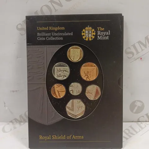 THE ROYAL MINT BRILLIANT UNCIRCULATED COIN COLLECTION - ROYAL SHIELD OF ARMS 