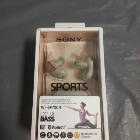 SONY SPORTS WIRELESS BLUETOOTH HEADPHONES WF-SP700N