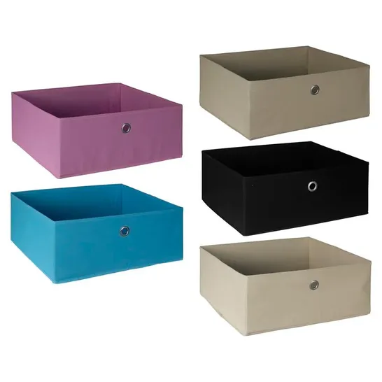 SET OF 4 REBRILLIANT FABRIC STORAGE BINS (1 ITEM)