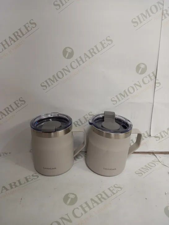 SET OF 2 INSULATED MUGS