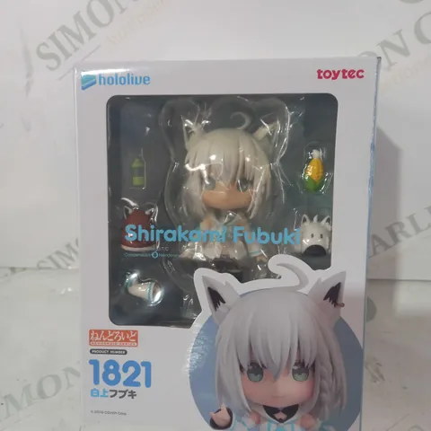 HOLOLIVE TOYTEC 1821 SHIRAKAMI FUBUKI COLLECTIBLE FIGURE