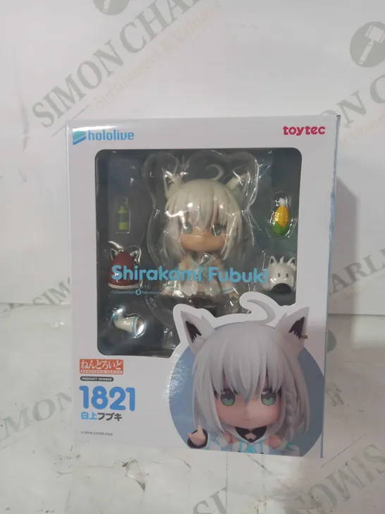 HOLOLIVE TOYTEC 1821 SHIRAKAMI FUBUKI COLLECTIBLE FIGURE