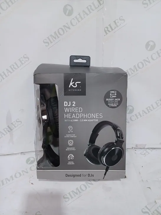 KS KITSOUND DJ 2 WIRED HEADPHONES 